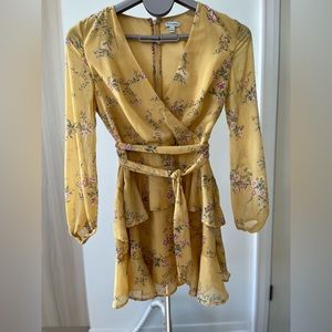 Long sleeve mini dress